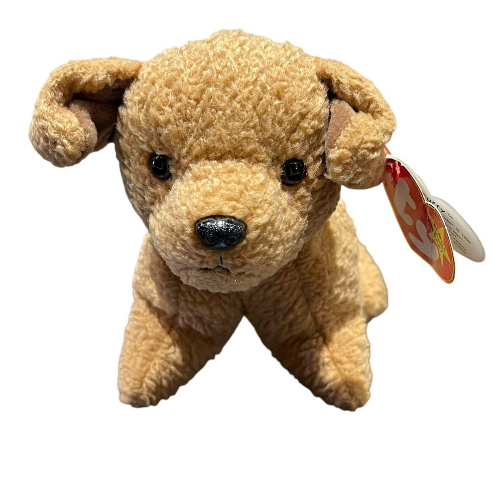 TY Beanie Baby Tuffy the Dog 1996 with Hang Tag EUC
